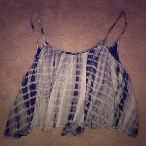 Black Tie Die Crop Top